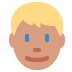 Blond-haired man