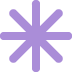 Eight-spoked asterisk