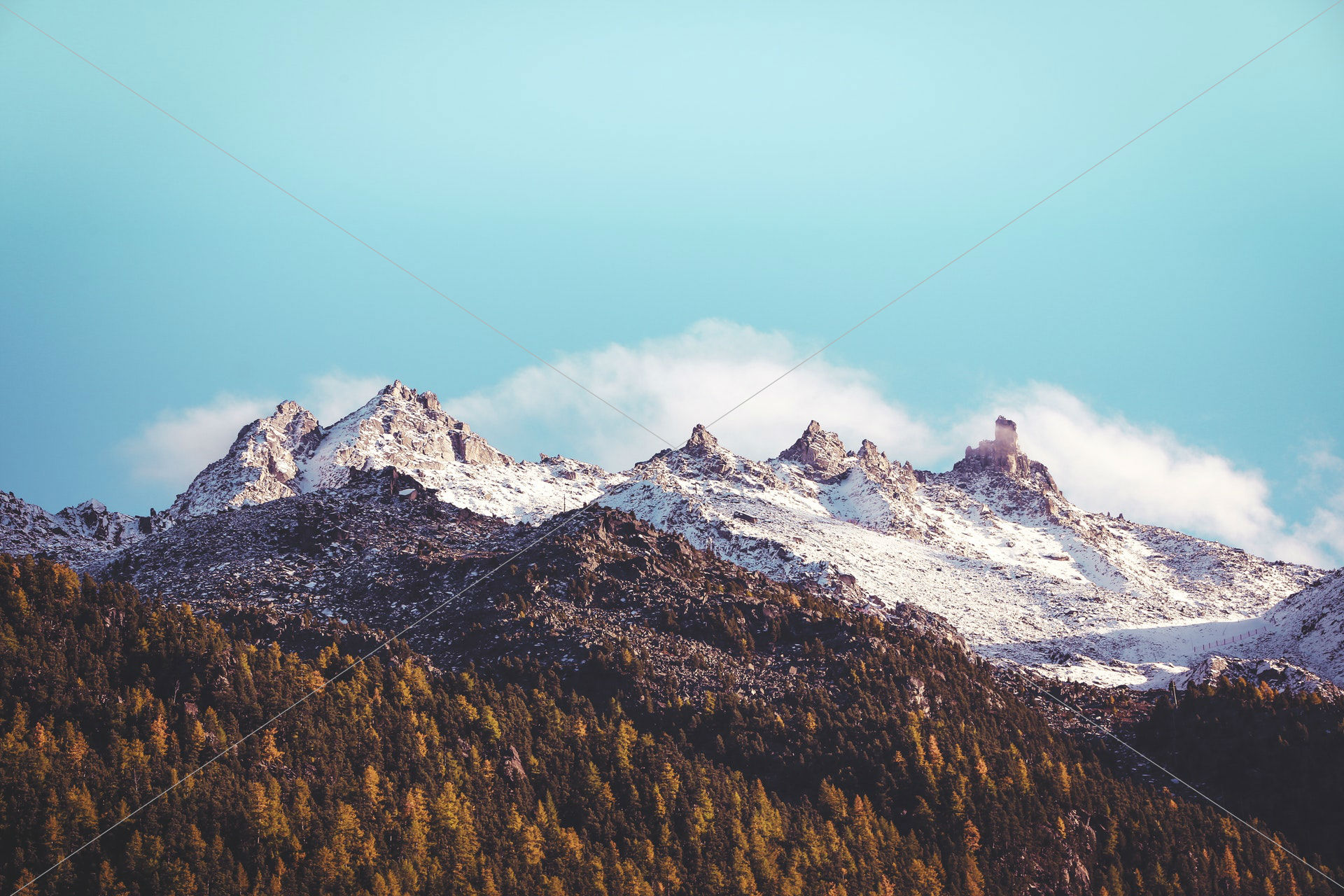adventure alpine alps blue sky