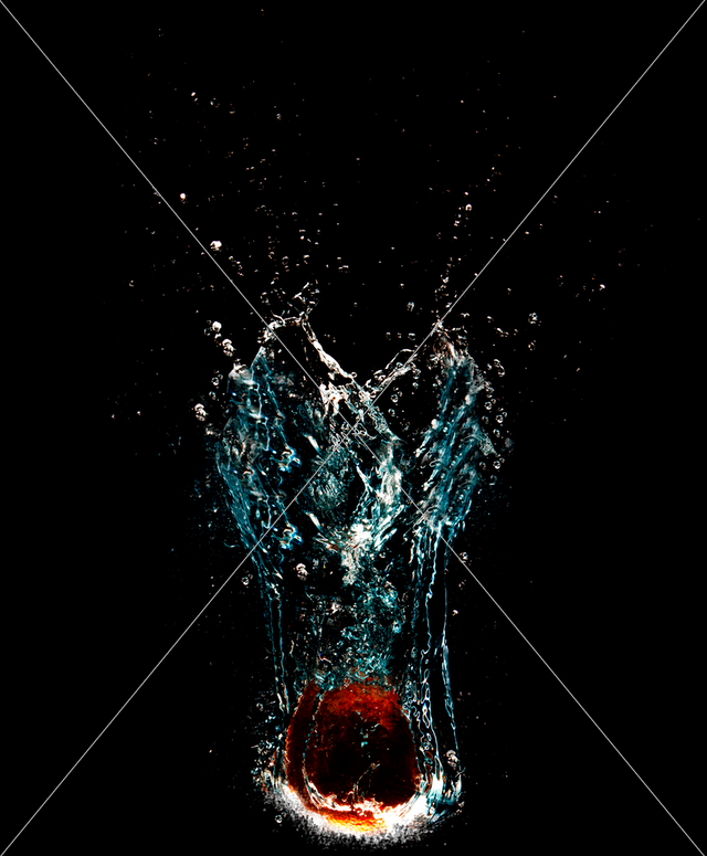 apple bubbles fluid liquid