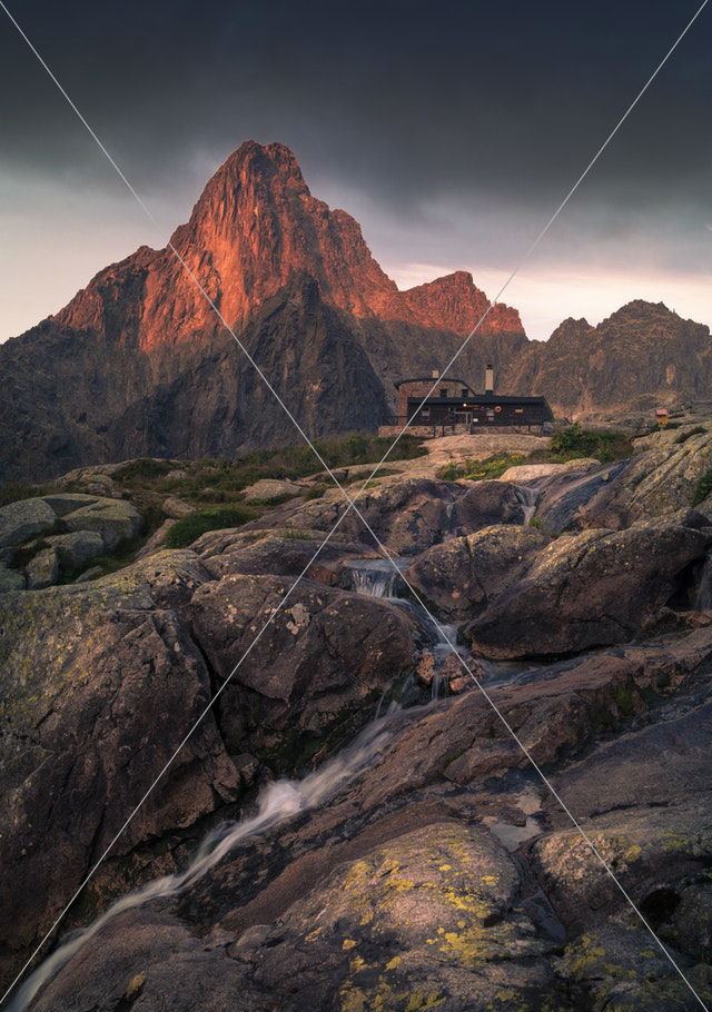 dawn landscape nature sky