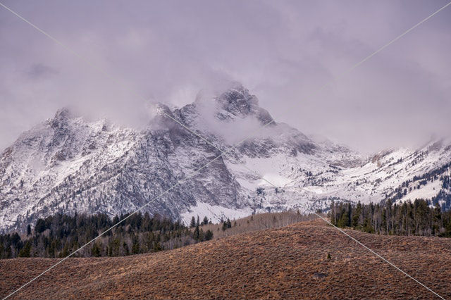 snowy mountain